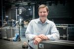 Musikchef Finn Schumacker, Odense Symfoniorkester, trives i sit job.  Foto: Nils Svalebøg/Ritzau Scanpix