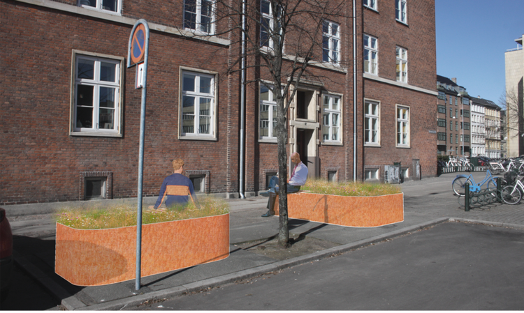 Sådan kan gadehaverne komme til at se ud.  Foto: Frederiksberg Kommune