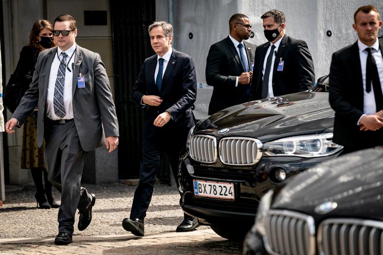USAs udenrigsminister, Antony Blinkens, besøg i København sker for at signalere fornyet respekt og samarbejde med små, trofaste allierede, der som Danmark har været med i krigene i Afghanistan og Irak, og derefter følte sig forladt af Trump, vurderer forsker. Foto: Mads Claus Rasmussen/Ritzau Scanpix