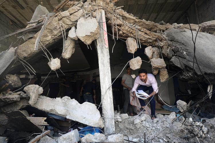 Israelske luftangreb har den seneste uge ødelagt adskillige hjem i Gazastriben. Foto: Mohammed Salem/Ritzau Scanpix