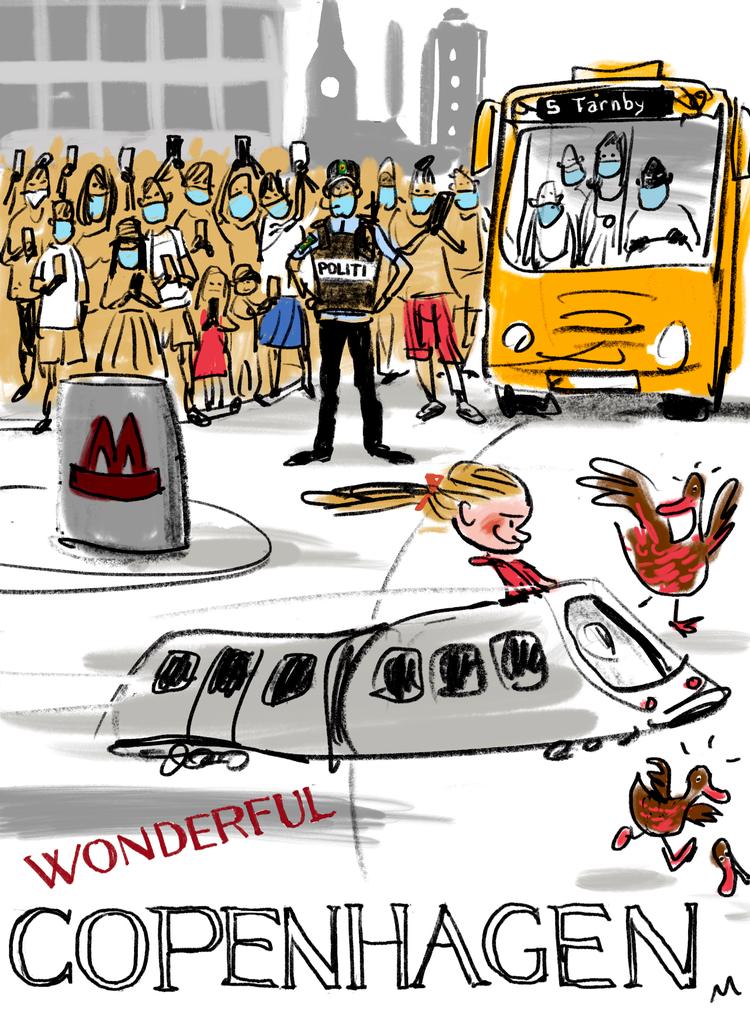 Arkivtegning Mette Dreyer