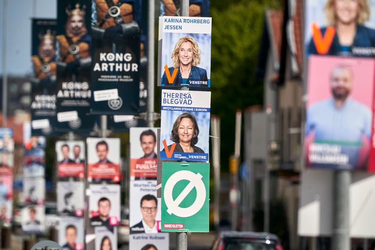 Et forslag om at bede regeringen sikre, at der stilles miljøkrav til valgplakater gik ikke igennem i Københavns Borgerrepræsentation. Arkivfoto. Foto: Claus Bonnerup/Claus Bonnerup