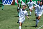 Roberto Baggio har scoret – igen igen.  27 mål for Italien blev det til. Foto 