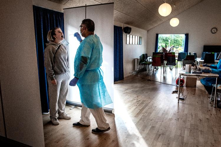 Tusindvis af borgere har modtaget en besked fra deres læge om deres negative coronaprøve, skønt svaret allerede Foto: Jacob Ehrbahn/POLFOTO