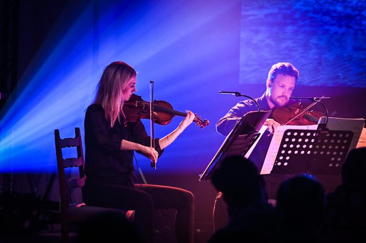 Nordic String Quartet spillede musik af Unsuk Chin, der på lørdag modtager Léonie Sonnings Musikpris 2021. Foto: Alexander Banck-Petersen
