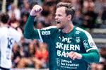 Kasper Søndergaard sluttede sin aktive karriere i Skjern og her er han nu assisterende træner. Foto: John Randeris/Ritzau Scanpix