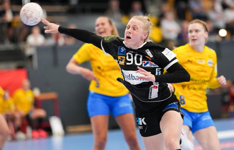 Odenses Mia Rej viste søndag, at hun kan noget særligt på en håndboldbane. Foto: Claus Fisker/Ritzau Scanpix