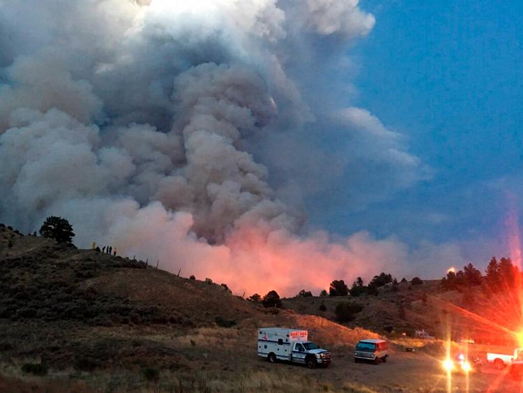 141 hjem i delstaten Colorado blev reduceret til aske i den skovbrand, danskeren er sigtet for at stå bag. Foto: /Ritzau Scanpix