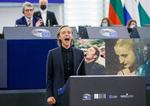 Den polske skuespiller Bartosz Bielenia fik alles opmærksomhed, da han skreg højt tre gange. 
 Foto: Julien Warnand/Ritzau Scanpix