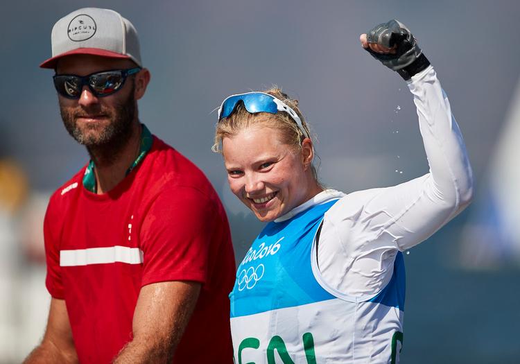 I 2016 vandt Anne-Marie RIndom med uvurderlig støtte fra sin polske træner Piotr Wojewski bronze ved OL. Målet er at kravle højere op på podiet i 2021. Foto: Brian Lindberg Jensen/POLFOTO