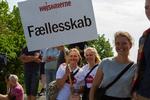 Højskolerne plejer at have masser af fællessang på programmet under Folkemødet. I år må de nøjes med debatter om højskolesangbogen. 