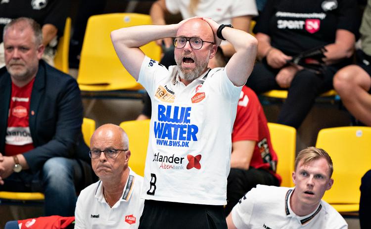 Stefan Madsen havde det ikke alt for godt under tirsdagens kamp mod Bjerringbro-Silkeborg, men nu er udfordringen endnu større.  Foto: Henning Bagger/Ritzau Scanpix