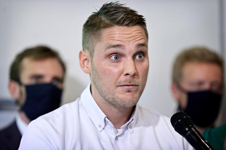 Henrik Vindfeldt afløste i september 2020 Michael Monberg som leder af Veganerpartiet. Foto: Jens Dresling/POLFOTO