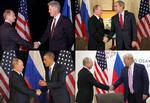 Putin har overlevet en række amerikanske præsidenter.  Foto: Stephen Jaffe, Jim Watson, Alexe/Ritzau Scanpix