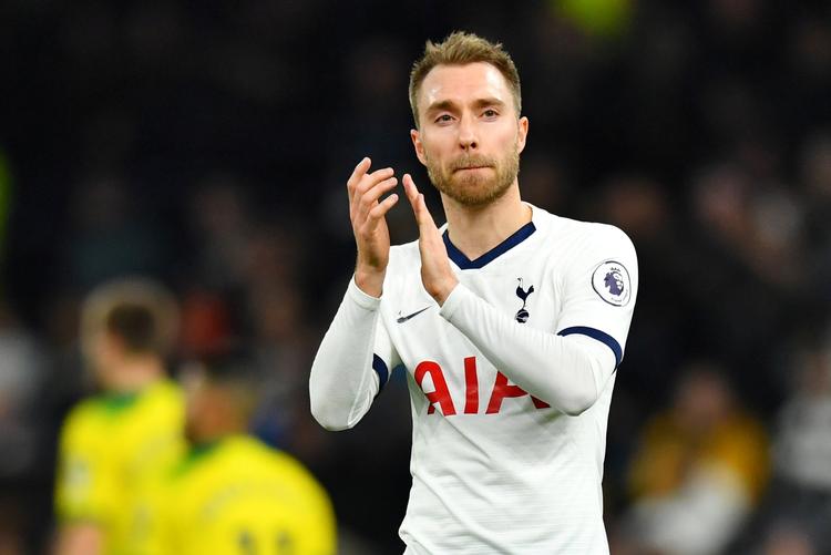 I den årrække, hvor Christian Eriksen optrådte for London-klubben Tottenham var der intet at udsætte på hans hjertetest. Foto: Dylan Martinez/Ritzau Scanpix