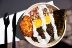 Ghorme Sabzi hos den iranske foodtruck Kuku. Foto: Thomas Borberg/POLFOTO