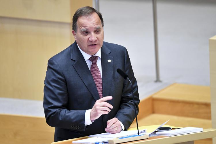 Sveriges statsminister, Stefan Löfven, forsøger med et kompromisforslag at redde sin koalitionsregering. Foto: 10060 Henrik Montgomery/tt/Ritzau Scanpix