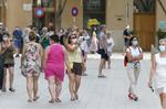 I takt med, at rejserestriktioner lempes, kommer turisterne tilbage som her på Mallorca, men mange danskere er fortsat utrygge ved at rejse udenlands.  Foto: Enrique Calvo/Ritzau Scanpix