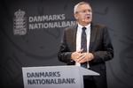 Aktiviteten er vendt hurtigt tilbage efter genåbningen, og efterspørgslen er stærk«, siger nationalbankdirektør Lars Rohde  Foto: Jens Dresling/POLFOTO