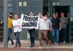    De catalanske ledere vandrede ud af fængslet med krav om frihed for Catalonien. Men både den spanske regering og EU afviser enhver tanke om en folkeafstemning uden en aftale med den spanske regering - som siger klart nej. Foto: Albert Gea/Ritzau Scanpix