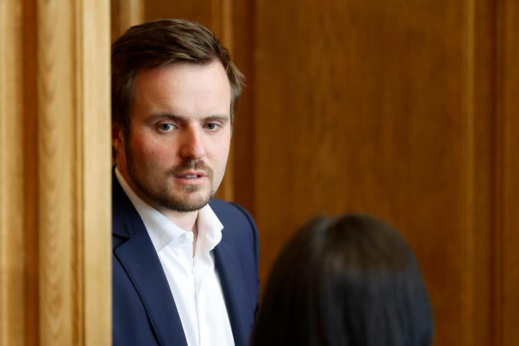 Simon Kollerup kom i dag endnu en gang med en advarsel til bankerne i  debatten om negative renter. Foto: Jens Dresling/POLFOTO