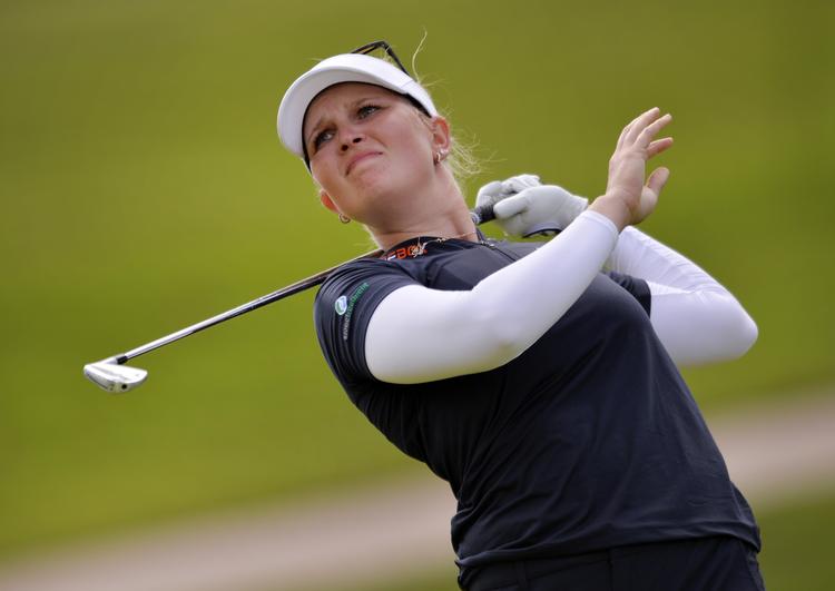 Når Nanna Koerstz Madsen skal til OL i Tokyo , bliver hun den eneste af de danske golfspillere, der er genganger fra legene i  2016, hvor hun havde selskab af Nicole Broch Larsen, Thorbjørn Olesen og Søren Kjeldsen. Foto: Edward M. Pio Roda/Ritzau Scanpix