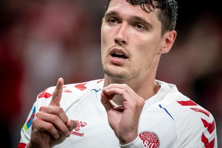 Andreas Christensen har netop scoret under EM-kampen mellem Danmark og Rusland i Parken i København. Arkivfoto Mads Claus Rasmussen/Ritzau Scanpix