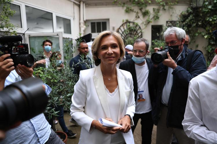    Med 46 procent af stemmerne i Paris-regionen er regionsformand Valérie Pécresse en mulig og stærk præsidentkandidat. Foto: Thomas Coex/Ritzau Scanpix