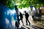 Lige nu kan man kun komme til Galten med rutebilen, men fremover kan man tage toget når en ny jernbane fra Århus til Silkeborg kommer til at gå gennem byen.  Foto: Nikolaj Svennevig/POLFOTO