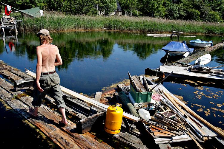 Den ulovlige havn kan genopstå, medmindre By og Havn får lov at stå for forvaltningen af søområdet ud for Christiania, frygter Kystdirektoratet. Arkivfoto, taget før oprydningen. Foto: Martin Lehmann/POLFOTO