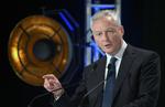 Frankrigs finansminister, Bruno Le Maire, er begejstret og  mener, at der er tale om »den vigtigste internationale skatteaftale i et århundrede«. Foto: Eric Piermont/Ritzau Scanpix