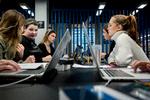 2021 blev ikke et nyt rekordår, hvad antallet af ansøgere til studiepladser angår, men det blev stadig højt. Foto: Mads Nissen/POLFOTO