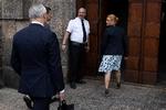 Tidligere udlændinge- og integrationsminister Inger Støjberg, som her ankommer til forberedende møde i Rigsretten, stod bag lovforslaget om at tillade tv- og lydtransmission under den kommende rigsretssag mod hende. Foto: Finn Frandsen/POLFOTO