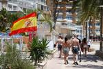 Man kan ikke klage over varmen på Mallorca - mandag bliver det op til 39 grader midt på øen. REUTERS/Enrique Calvo   Foto: Enrique Calvo/Ritzau Scanpix