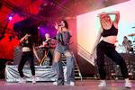 Dua Lipa gav koncert på Roskilde Festivals Orange Scene i 2018. Foto: Thomas Borberg/POLFOTO