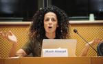 Nyhedsbureauet Reuters har fået bekræftet, at den amerikanskbaserede journalist og aktivist Masih Alinejad skulle være målet for bortførelsen. Med sin bevægelse "My Stealthy Freedom" opfordrer hun muslimske kvinder til ikke at bære hijab.  Foto: Wiktor Dabkowski/Ritzau Scanpix