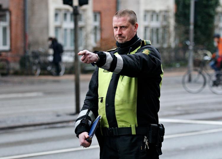 Københavns Politi holder cykelrazzia på Åboulevarden.   Arkivfoto:  Jens Dresling