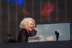 Carole Kings album 'Tapestry' fyldte 50 år i februar i år. Selv er hun 79 år og bor i Idaho. For fem år siden gav hun for første gang koncerter, hvor hun spillede hele 'Tapestry'. Her er hun fotograferet i London under den turné.  Foto: Vianney Le Caer/Ritzau Scanpix