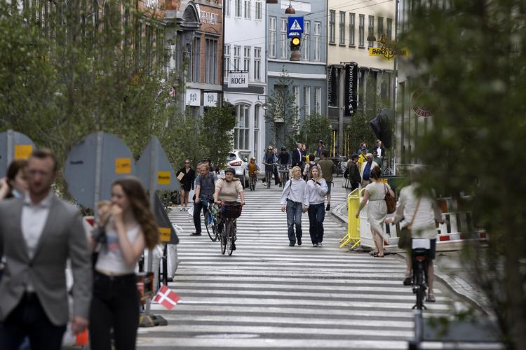Helligånds sogn i indre København slipper for lokale nedlukninger.    Foto: Finn Frandsen/POLFOTO