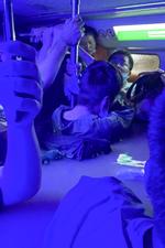 12 personer slap ikke levende ud af den oversvømmede metro. Foto: Handout/Ritzau Scanpix