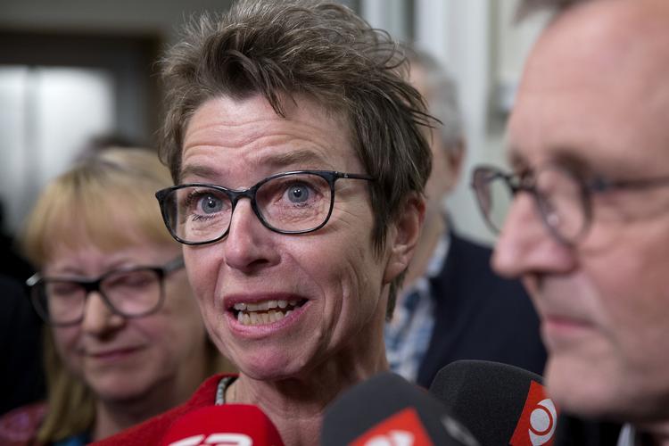 Sygeplejerskernes formand, Grete Christensen, fotograferet i forbindelse med overenskomstforhandlinger i 2018. Foto: Finn Frandsen/POLFOTO