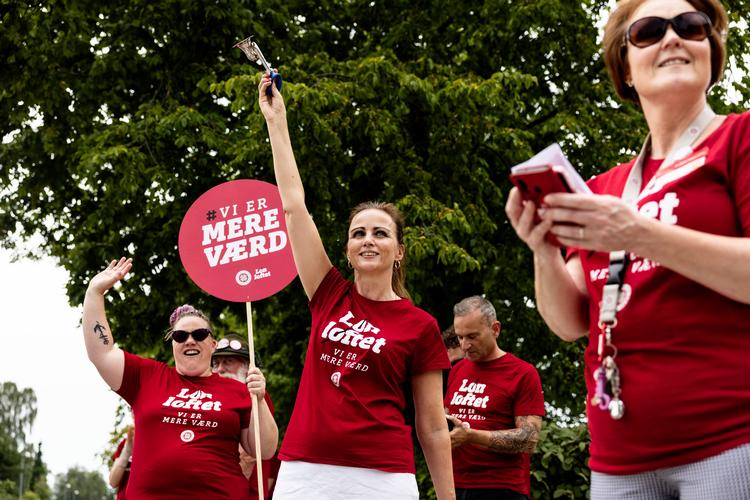 »Jeg synes på ingen måde, at vi skal lave et lovindgreb i deres konflikt, men vi skal tage det politiske ansvar for at finde de rammer, der skal til, for at det kan løse sig«., siger Pernille Skipper.  Foto: Nanna Navntoft