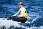 Indtil fredag havde  Anne-Marie Rindom sejlet klart bedst af alle ved det olympiske stævne i Laser Radial-klassen på havet ud for Enoshima. Foto: 10060 Henrik Montgomery/tt/Ritzau Scanpix