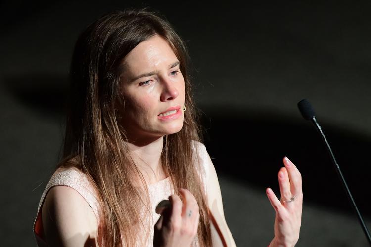 Amanda Knox sad fængslet i fire år for et drab, hun ikke begik. Foto: Vincenzo Pinto/Ritzau Scanpix
