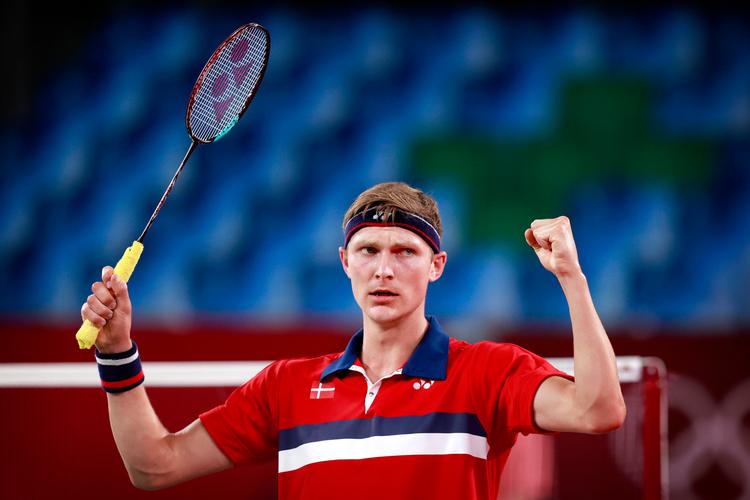 Viktor Axelsen var mere lettet end lykkelig, da han havde slået upåagtede Kevin Cordón i OL-semifinalen. Nu er danskeren klar til at jagte guld. Foto: Jens Dresling/POLFOTO