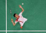 Chen Long var suveræn i sin OL-semifinale mod indonesiske Ginting og vandt 21-16, 21-11. Foto: Lintao Zhang/Ritzau Scanpix