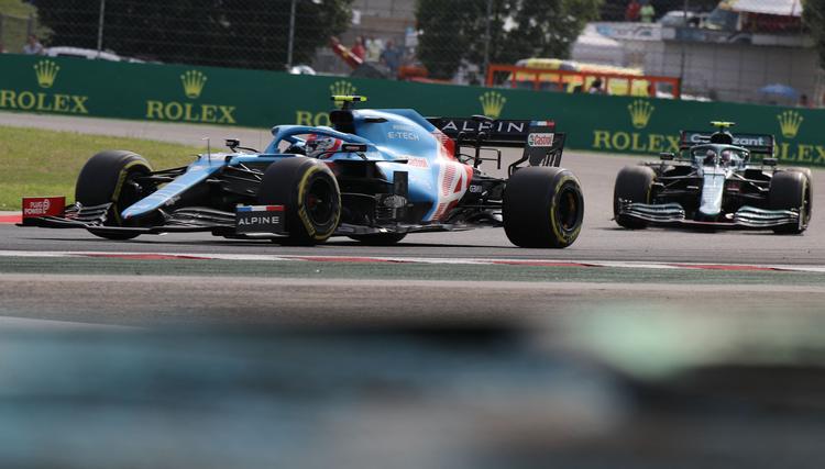 Ikke mange havde gættet på, at Esteban Ocon ville vinde på Hungaroring, men franskmanden leverede varen og sikrede sin første formel 1-sejr. Foto: Peter Kohalmi/Ritzau Scanpix