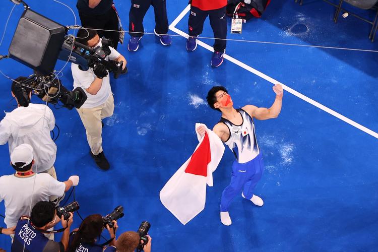  En af Japans mange guldmedaljer er tilfaldet Daiki Hashimoto i mangekamp. Foto: Fabrizio Bensch/Ritzau Scanpix