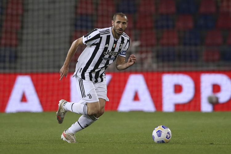 Giorgio Chiellini har i mange sæsoner været en af de bærende kræfter på Juventus-holdet og har bl.a. erobret ni italienske mesterskaber. Nu tager han et par sæsoner til. Foto: Jonathan Moscrop/Ritzau Scanpix