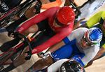 Niklas Larsen endte som nummer fem i dagens finale i omnium. Foto: Greg Baker/Ritzau Scanpix